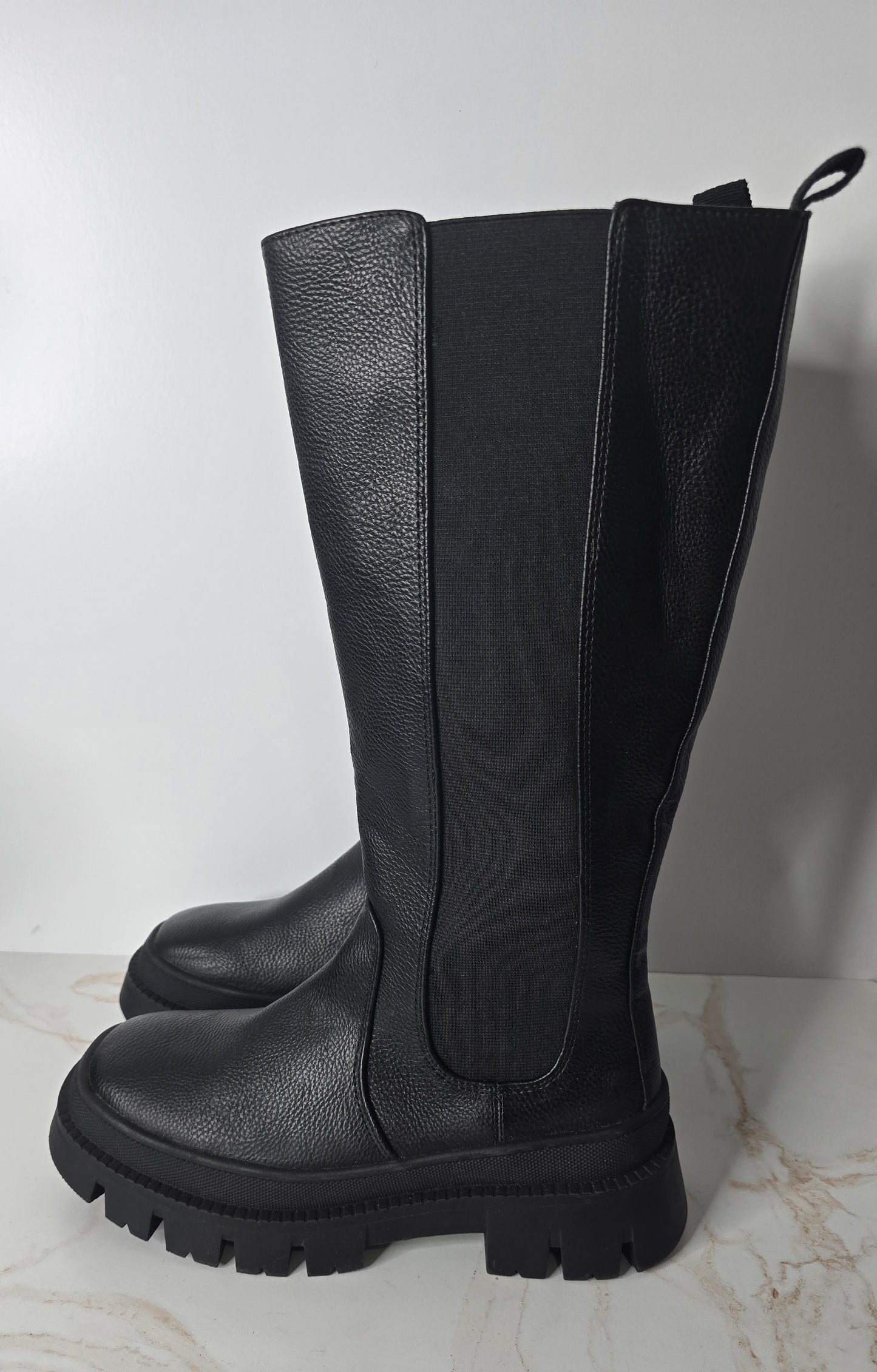 A New Day Corene Tall Black Boots Sz 7