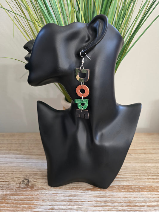 DOPE Camo Earrings