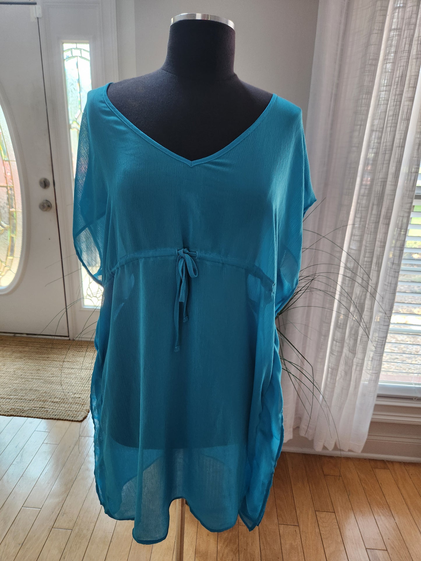 Merona Turquoise Coverup Sz L