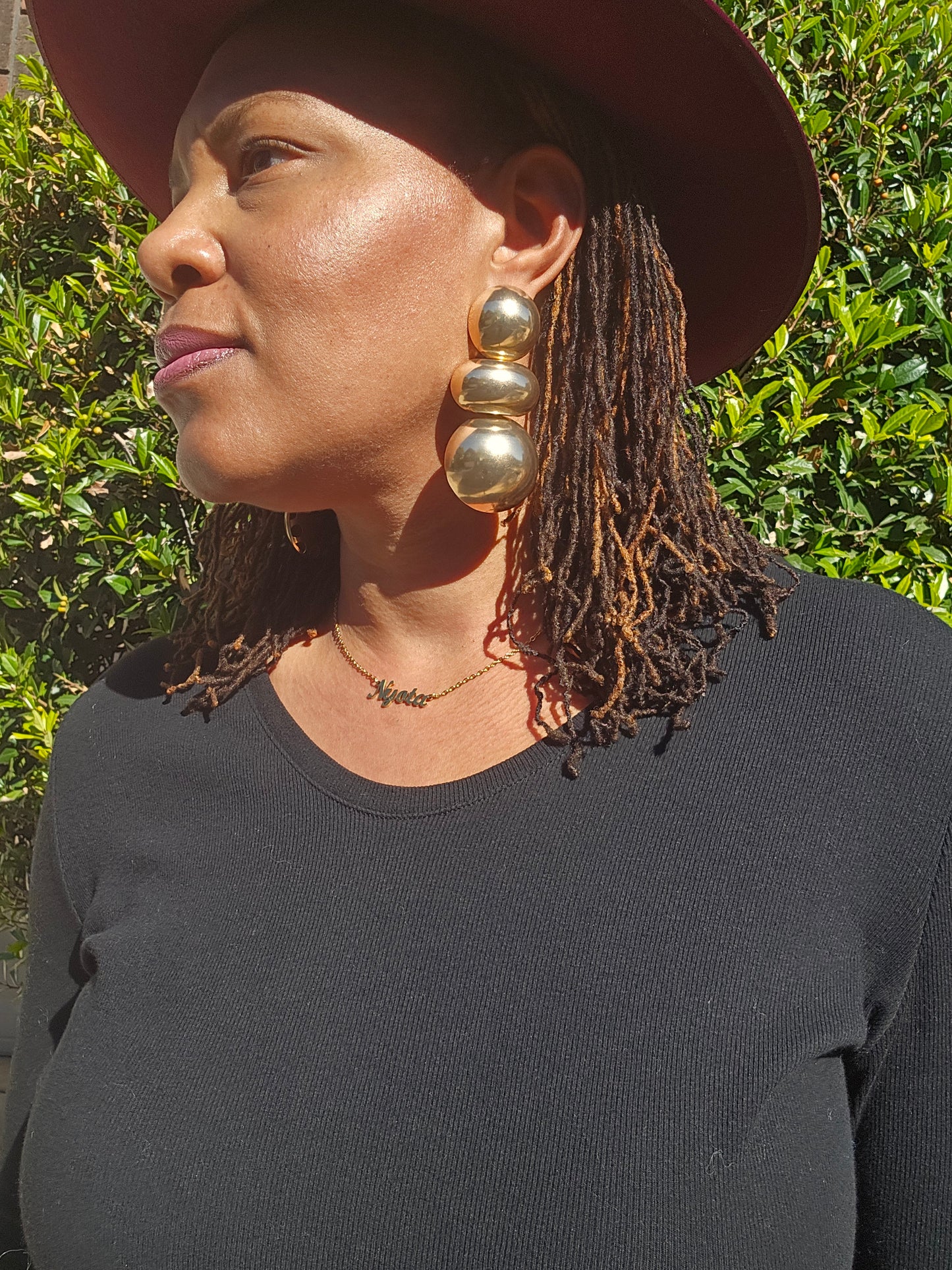 Bublé Stainless Steel Gold Earrings