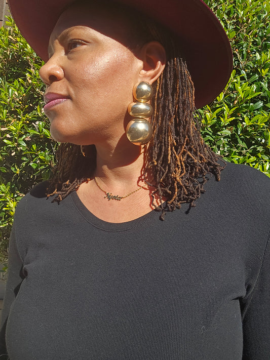 Bublé Stainless Steel Gold Earrings