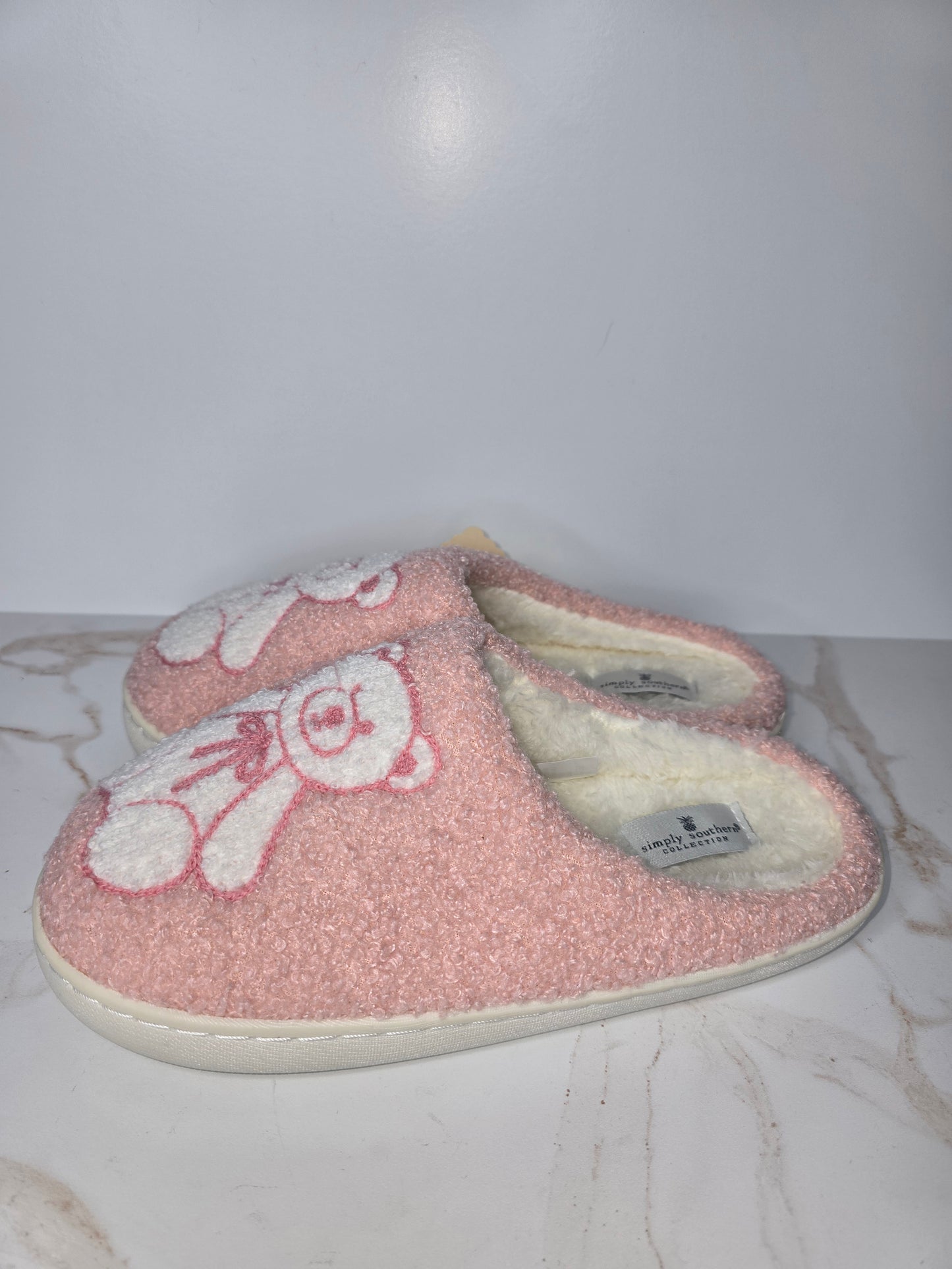 Simply Southern Teddy Bear Slippers Sz S/XS