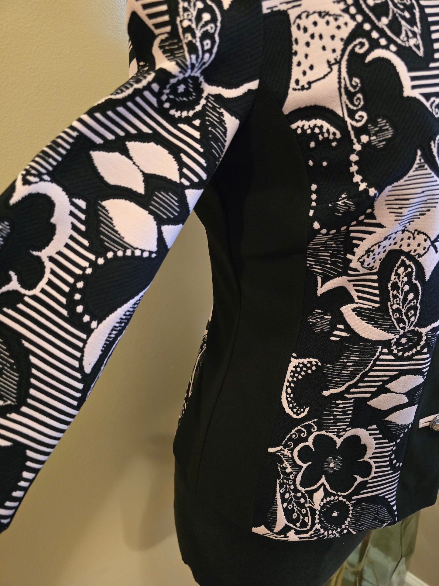 Joseph Ribkoff Abstract Floral Blazer Sz 6