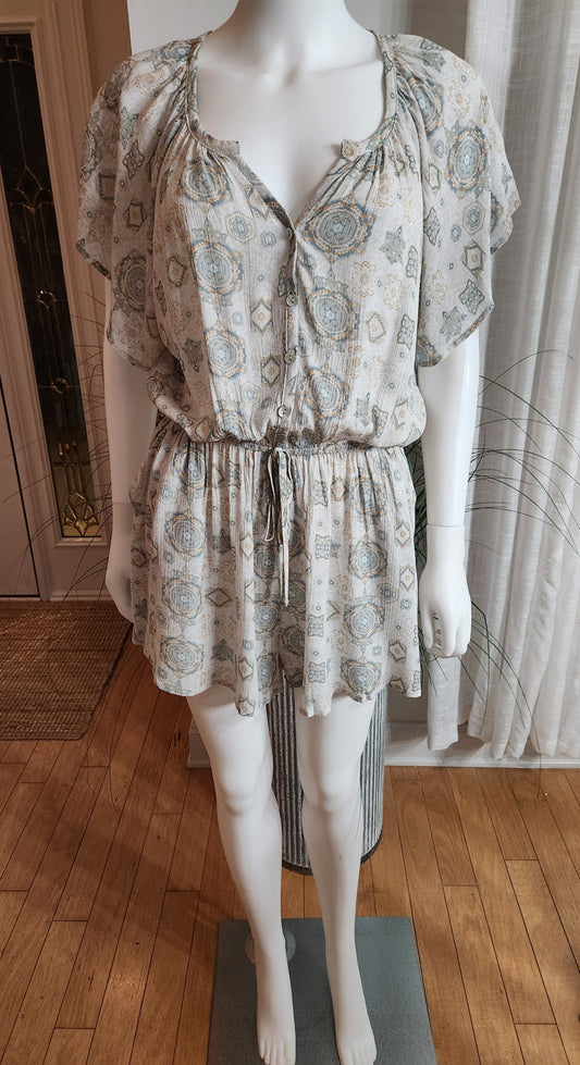 Blue B Collection Romper Sz M