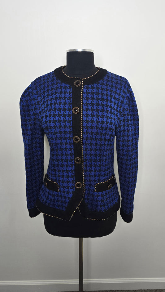 Jeffrey & Dara Vintage Houndstooth Blazer/ Top Sz L