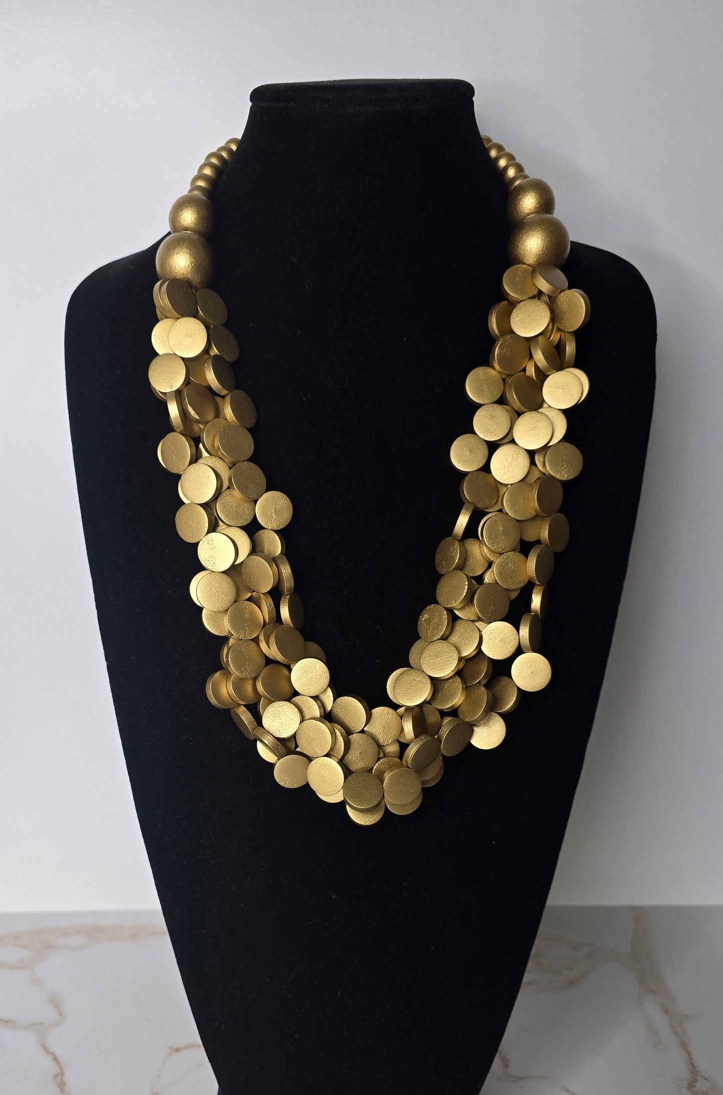 Gold Drip Mini Necklace