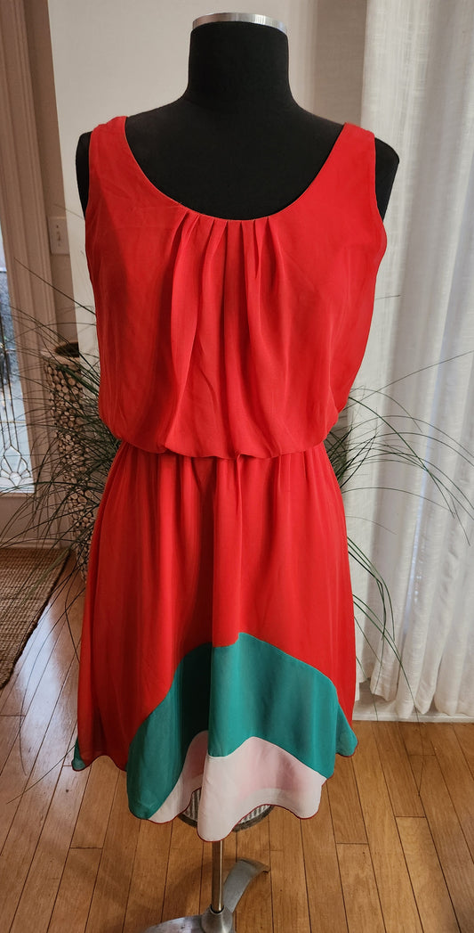 Enfocus Studio Red Dress Sz 8