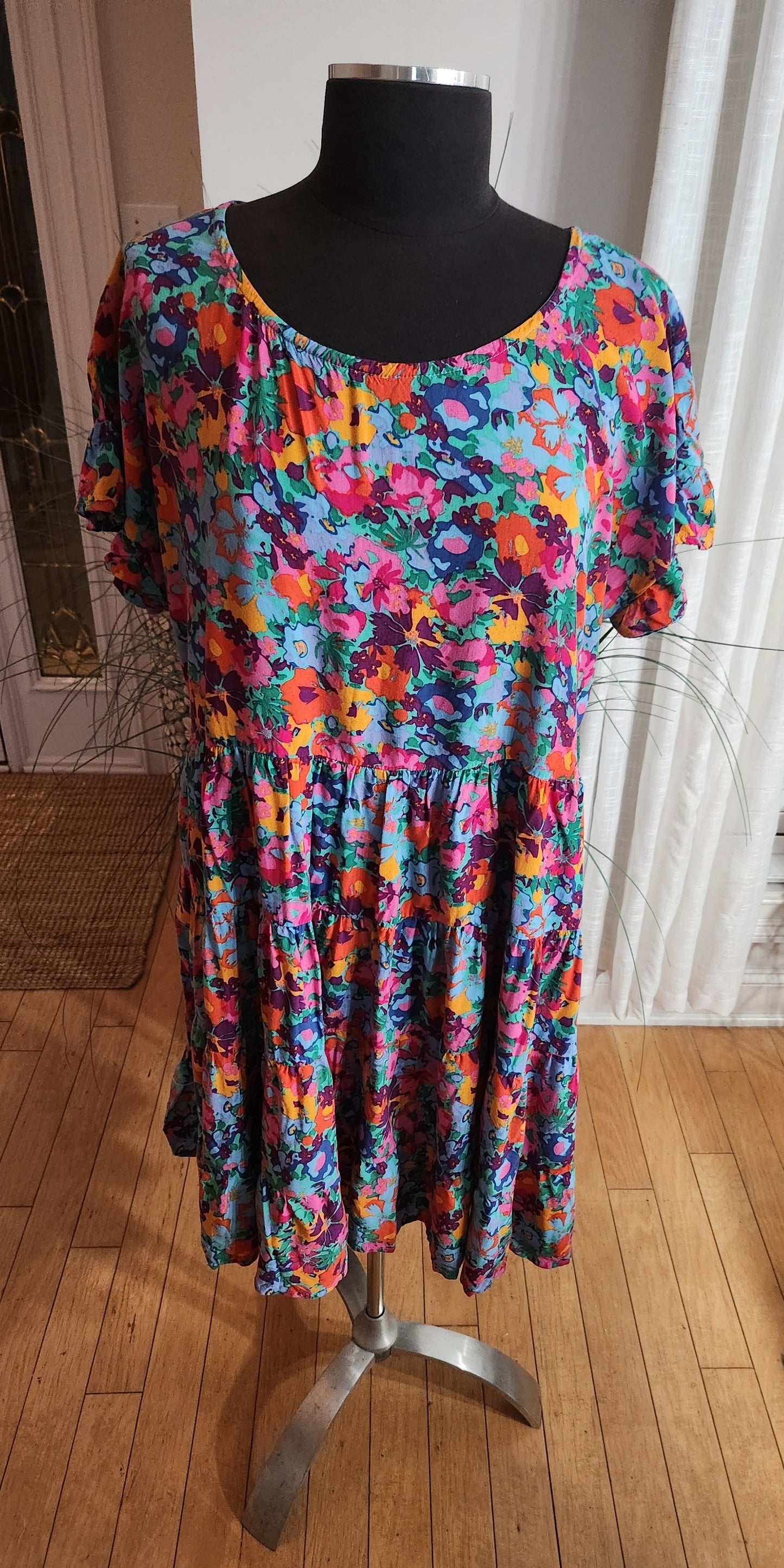 Shirley Floral Dress Sz XL/XXL