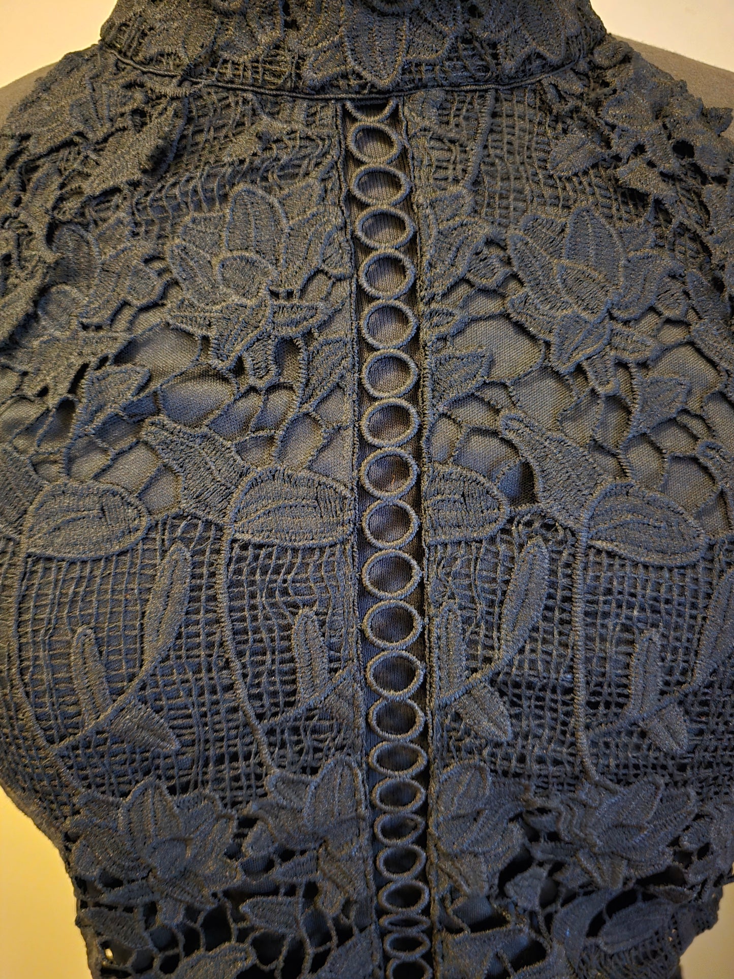 Fashion Nova Black Halter Lace Midi Dress Sz 3X