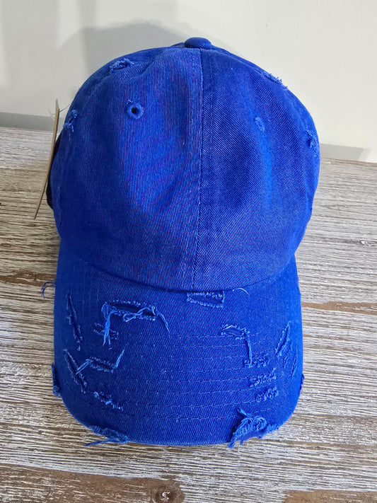 4350 District Distressed Blue Cap