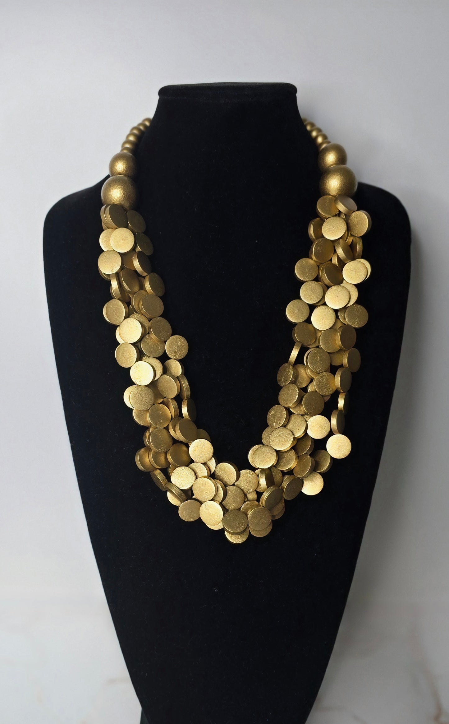 Gold Drip Mini Necklace