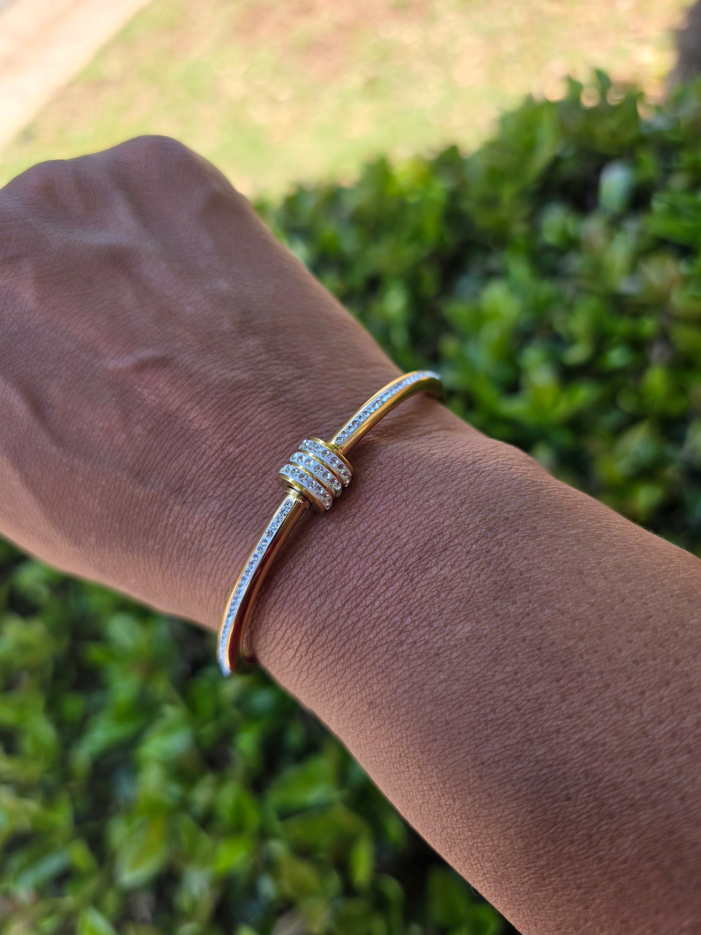 Gold Bling Bangle