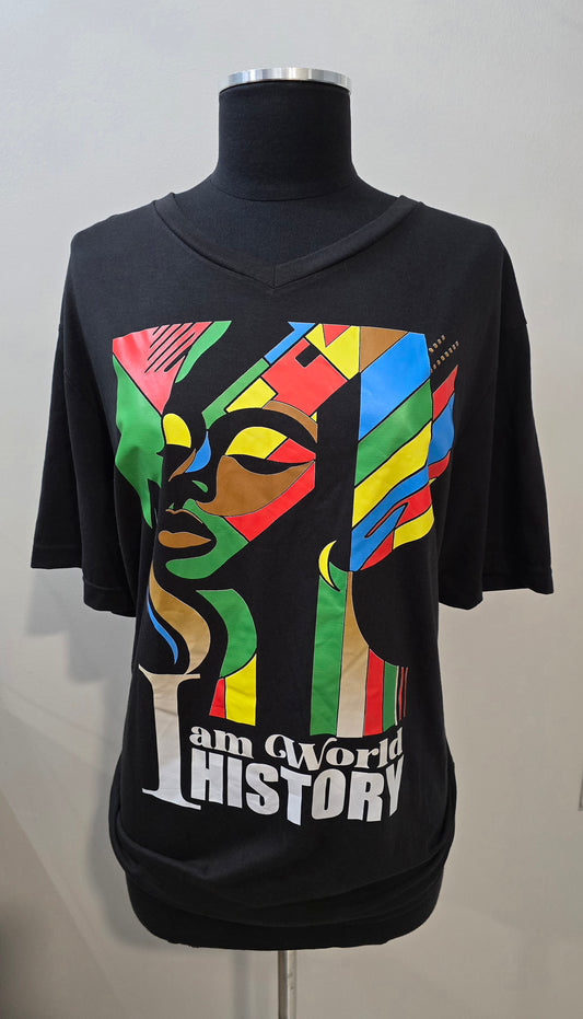 I Am World History Tee Sz 2X