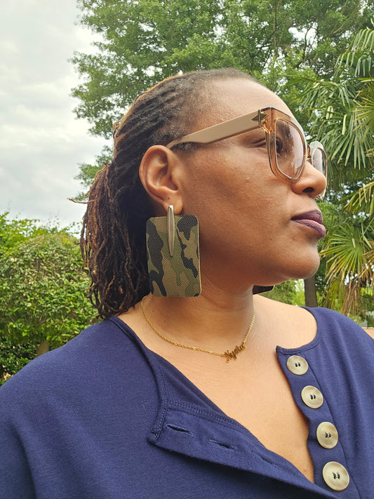 Camo Swag Earrings