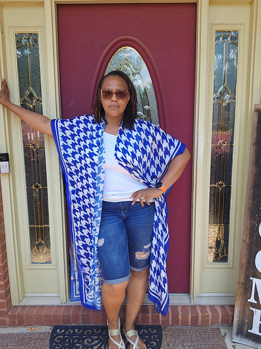 Check Me Out Kimono Blue
