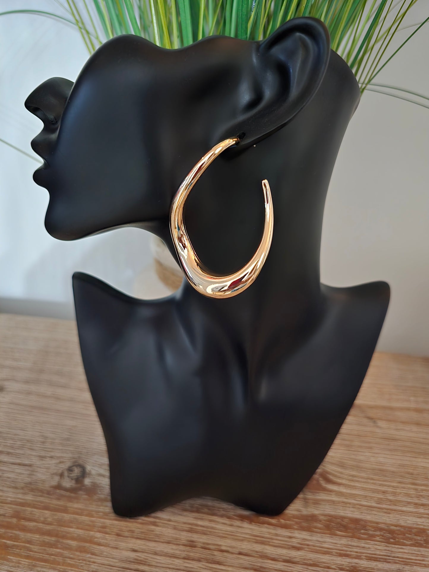 Gold Twisted Earrings