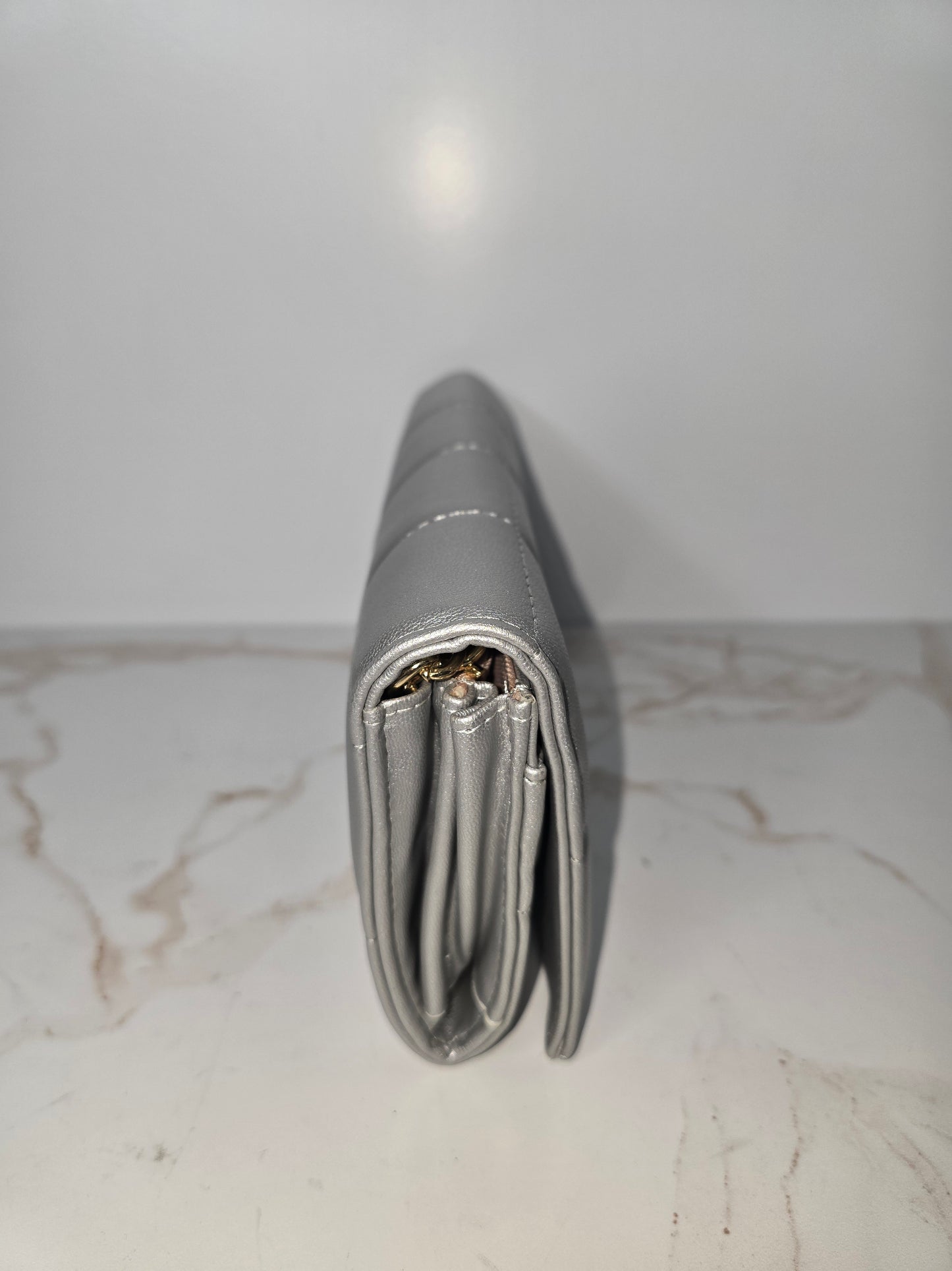 House of Want Silver Vegan Chain Crossbody