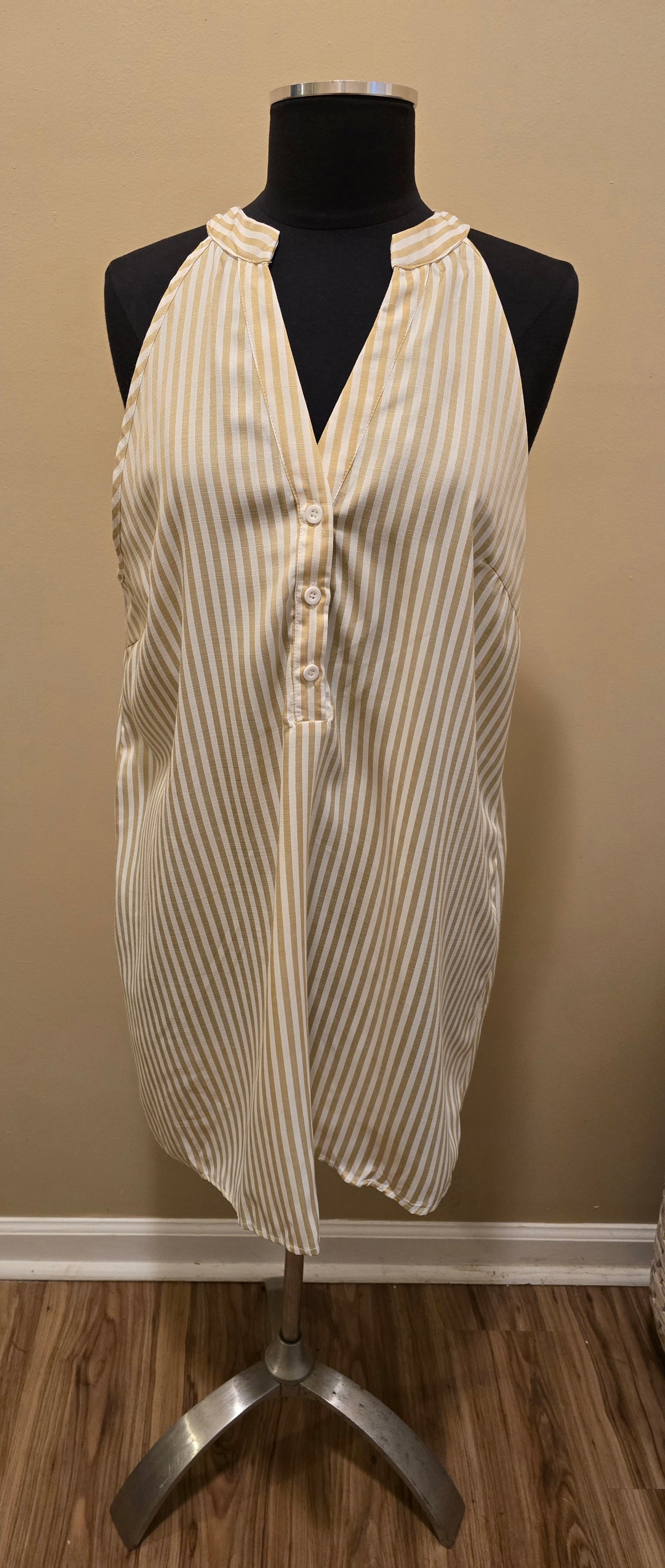Striped Dress Sz L