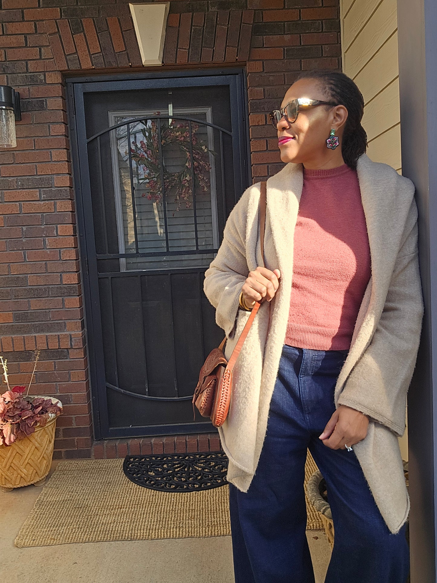 Wise One Oversized Cardigan Fits Up to XL