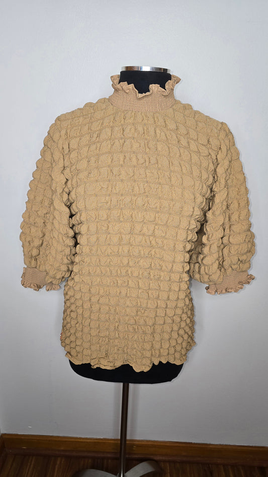 Simply Southern Bubble Caramel Top Sz L