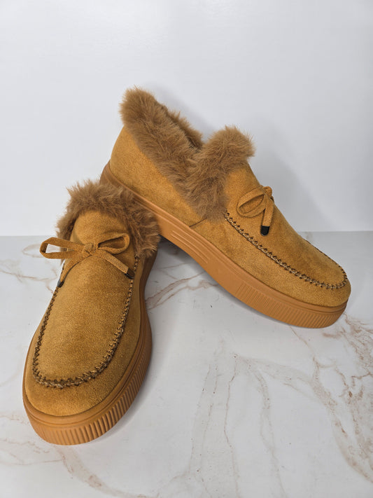 Faux Suede Loafer Slip Ons Sz 10.5