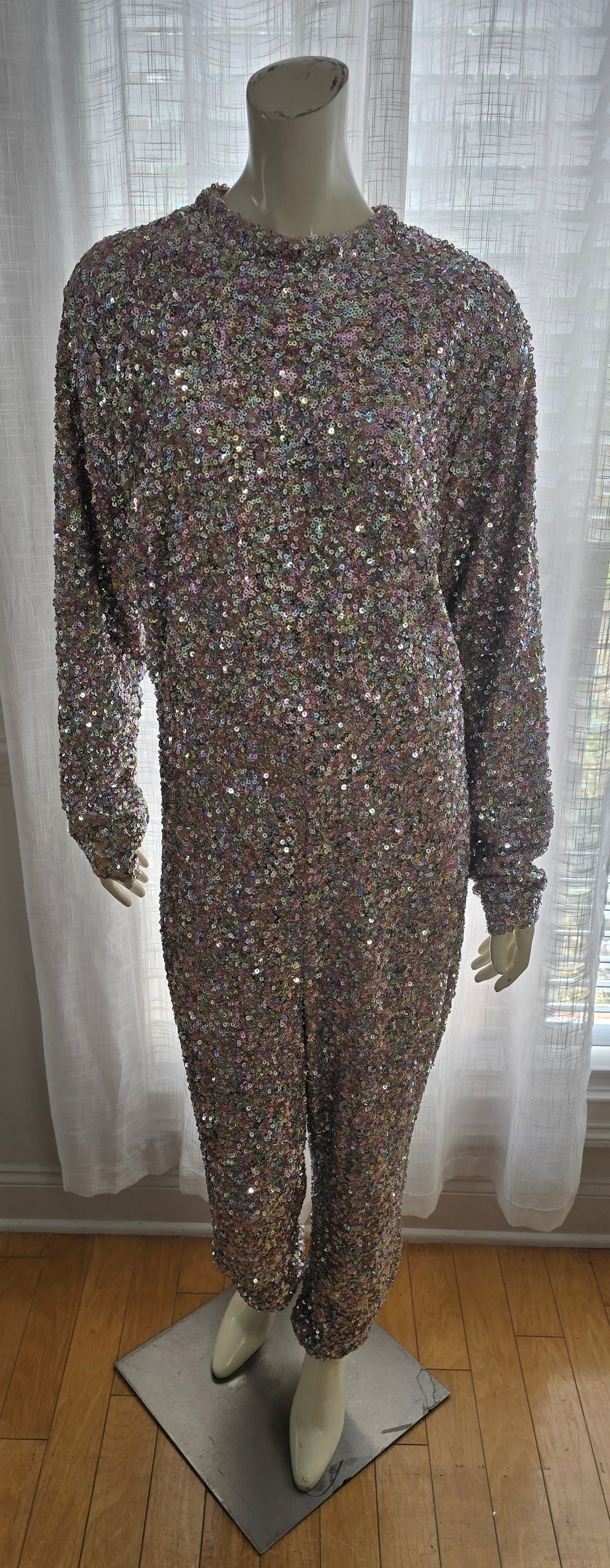 Fashion To Figure Sequin Catsuit Sz 3X