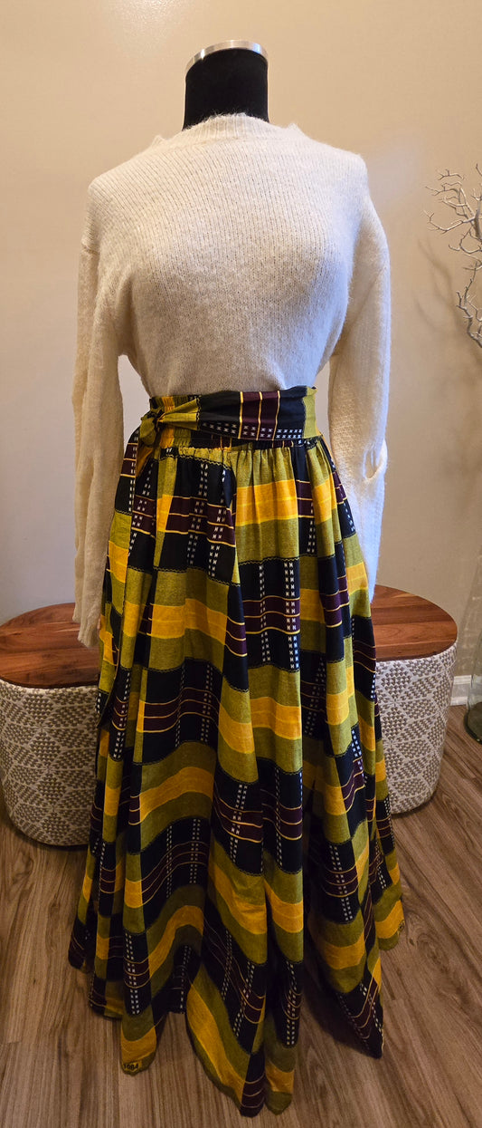 Equinox Ankara Maxi Skirt One Size