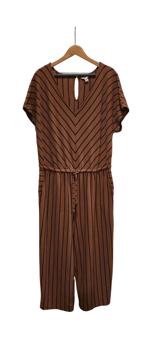 Sonoma Striped Jumpsuit Sz XL