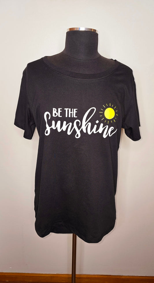 Be The Sunshine Black Tee
