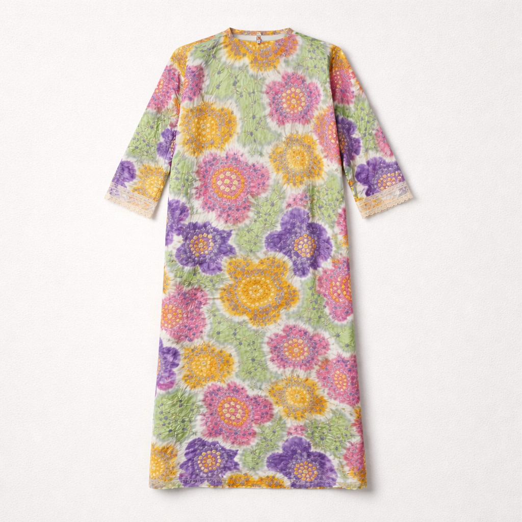 Gorgeous Tie Dye Duster/Tunic Sz M