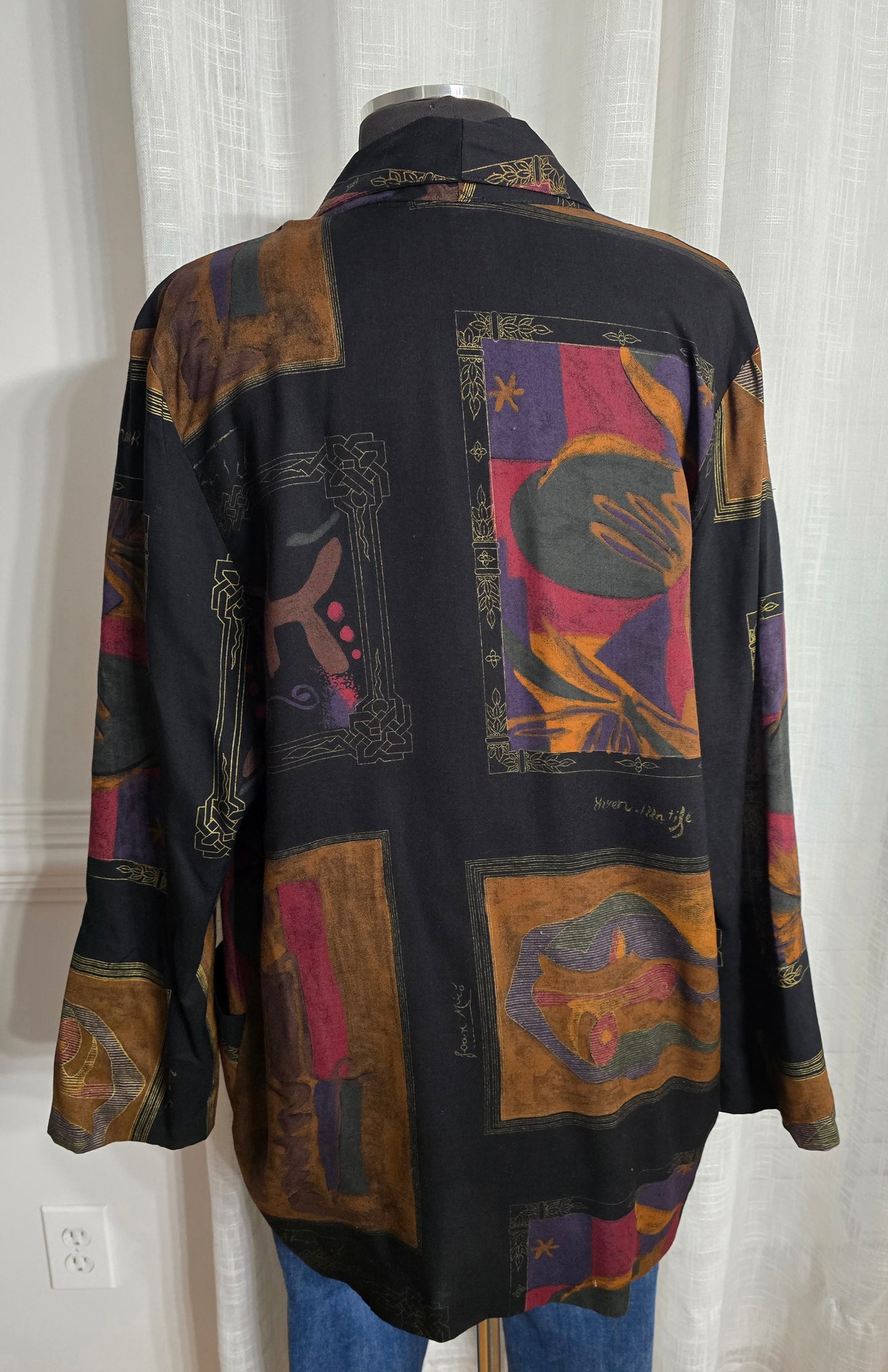 Vintage Kensington Square Blazer Sz L