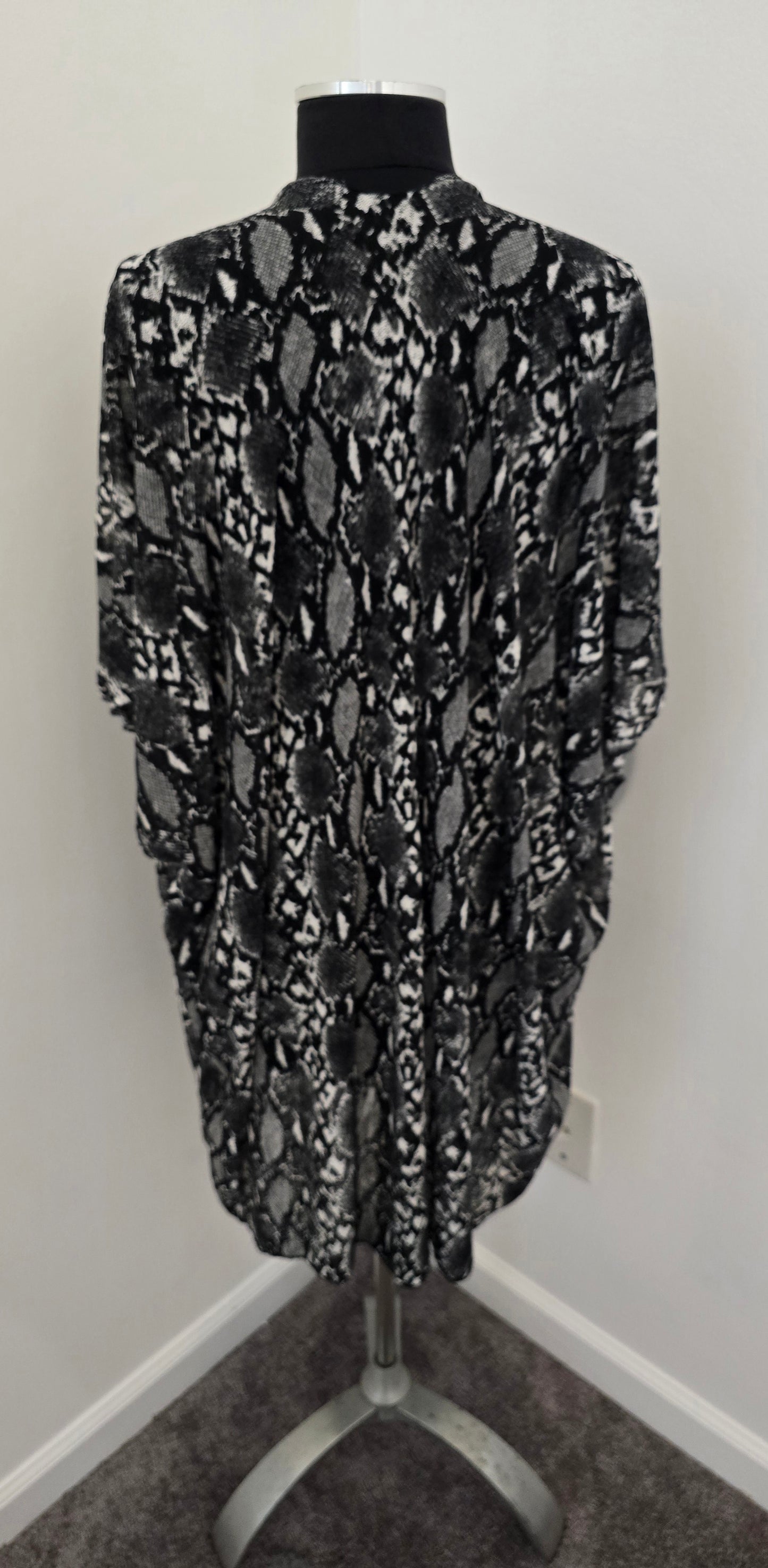Snake Print Duster One Size