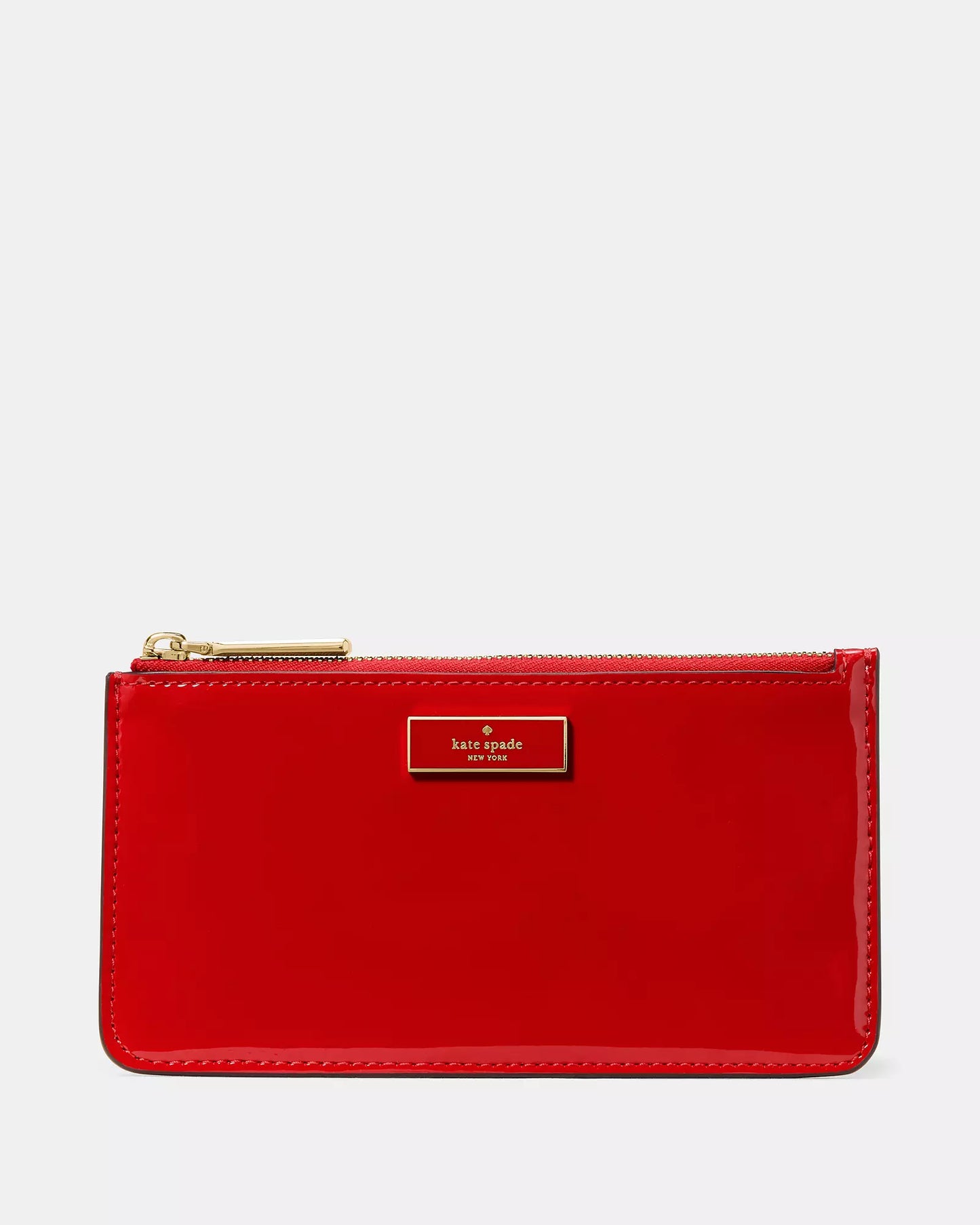 Kate Spade Bridget Red Patent Slim Card Holder