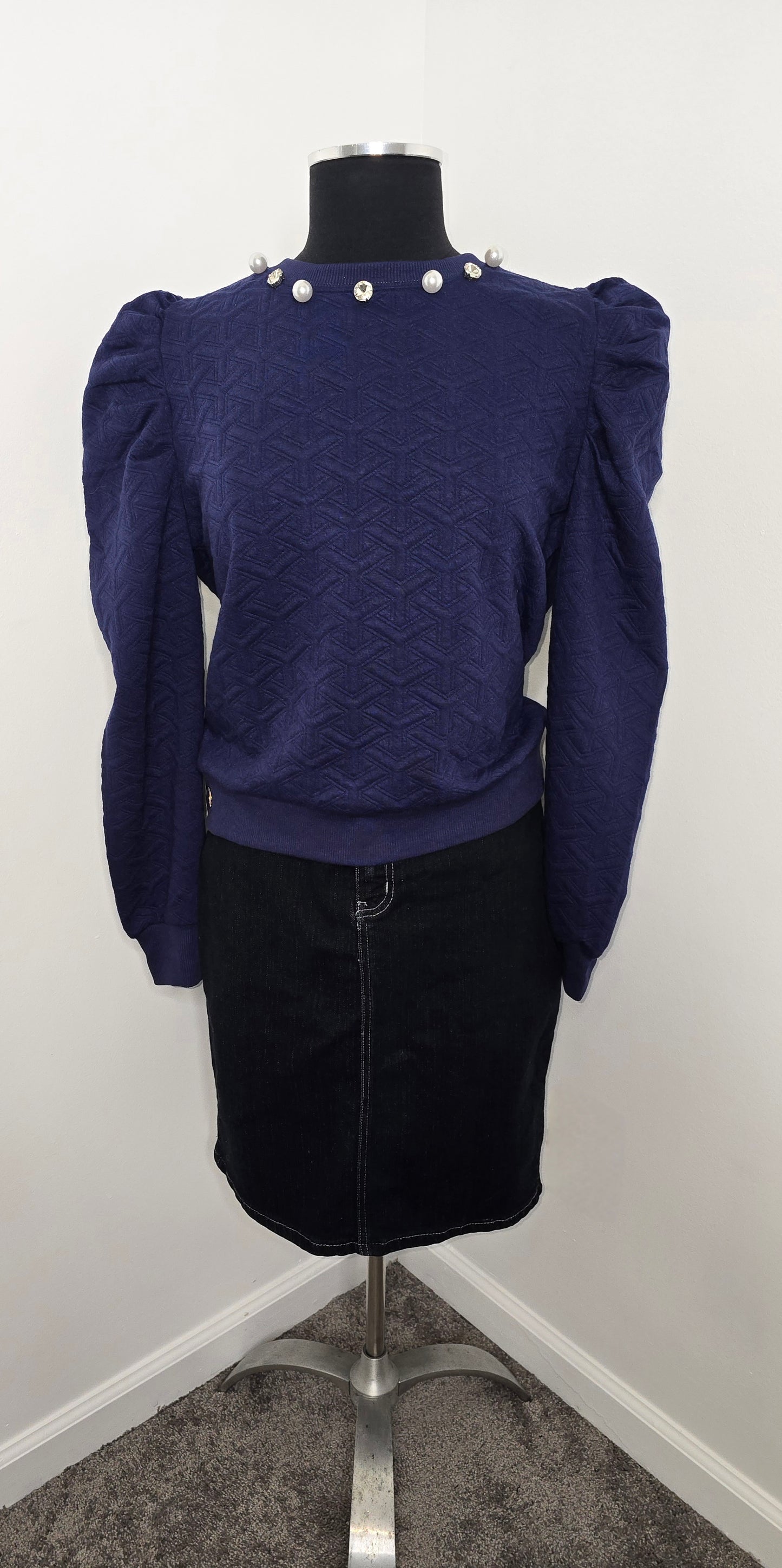 No Fuze Jeans Denim Skirt Sz 16