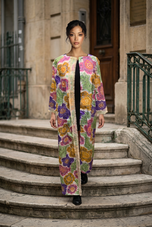 Gorgeous Tie Dye Duster/Tunic Sz M