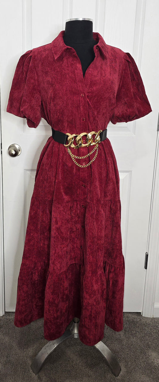 Crown & Ivy Corduroy Dress Sz XL