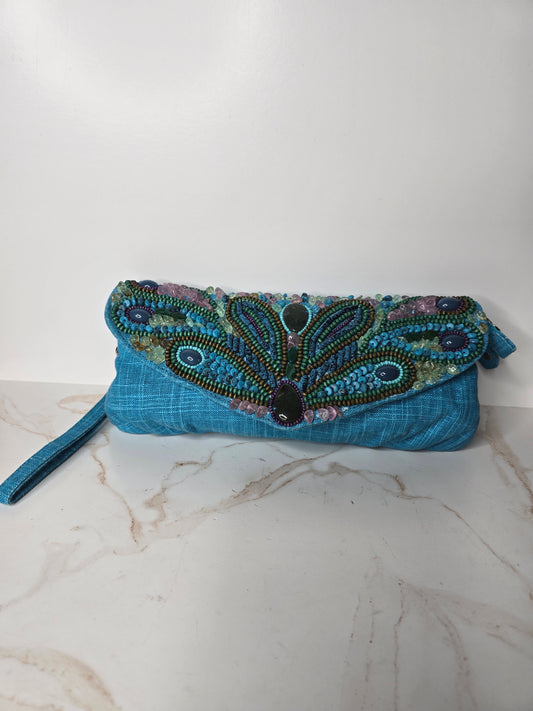 Chico's Beaded Clutch