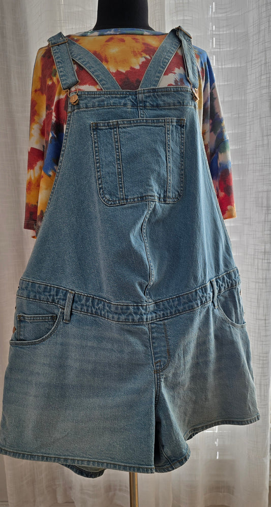 Isabel Overall Shorts Sz 16