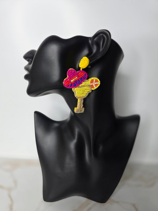 Margarita & Sombrero Earrings