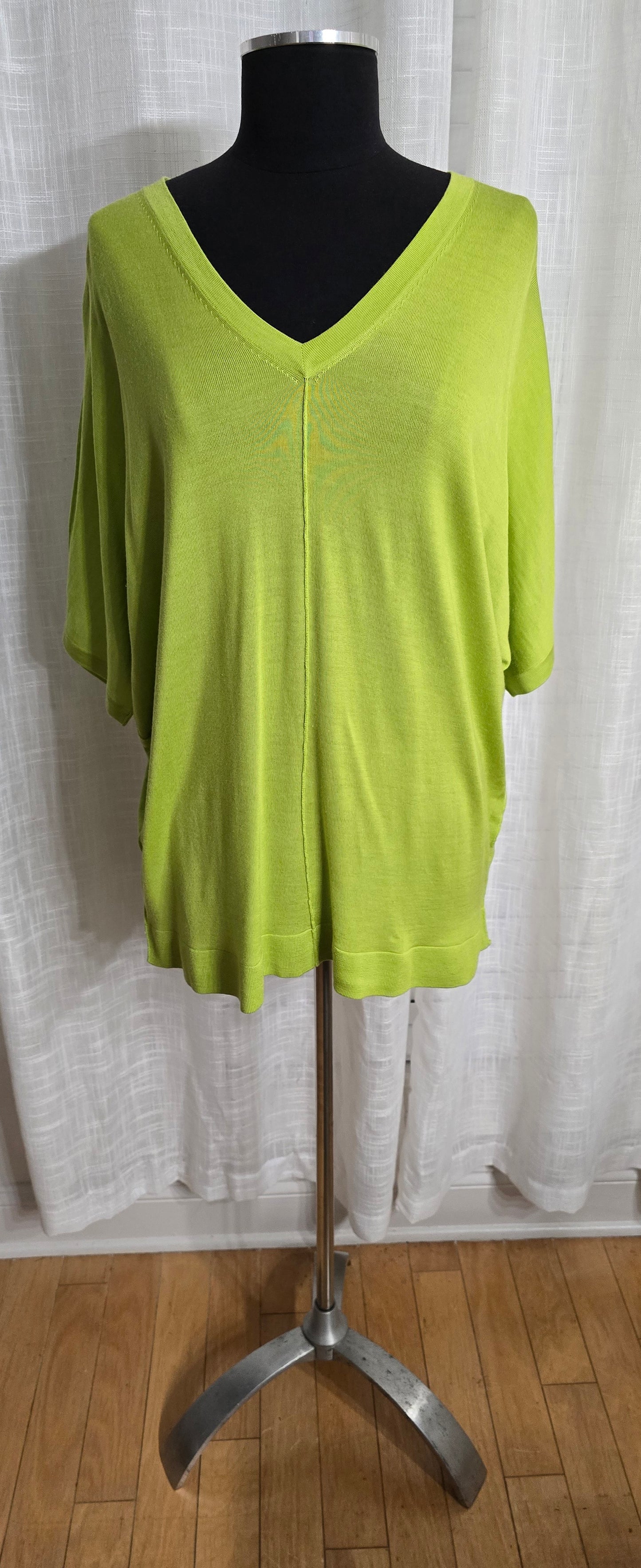 Rondina Dolman Sleeve Knit Top Sz L
