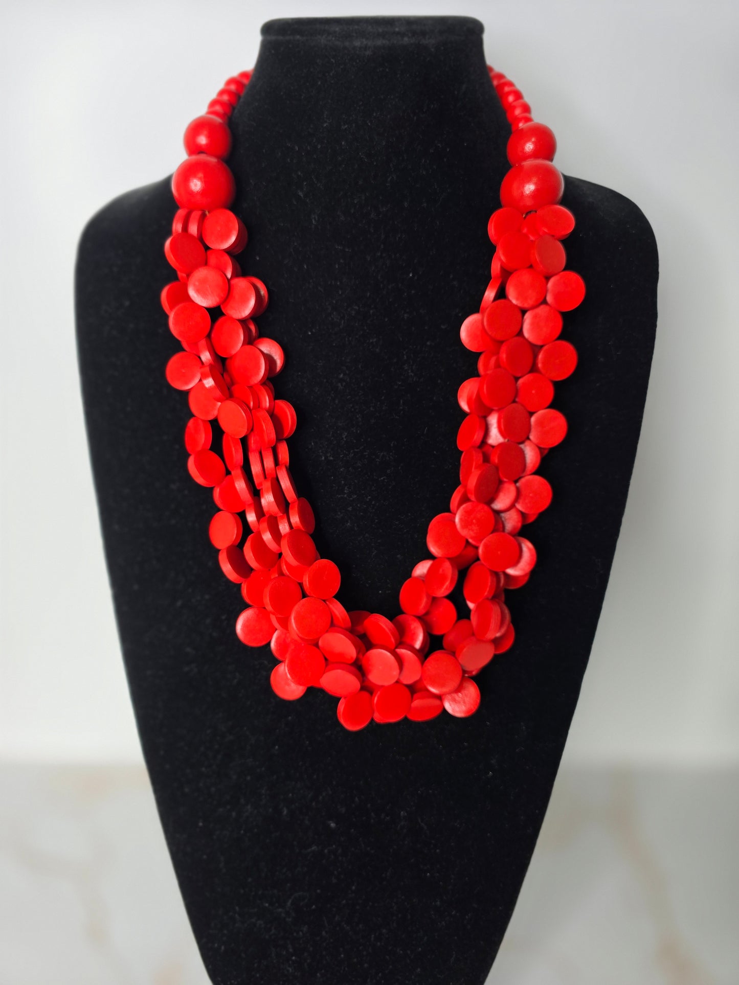 Red Drip Mini Necklace