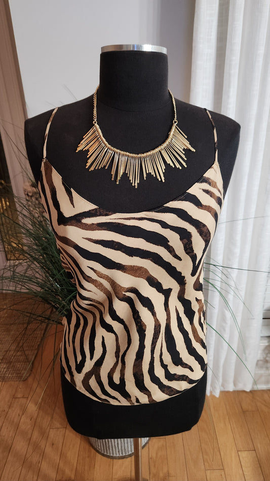 J. Crew Animal Print Cami Sz XS