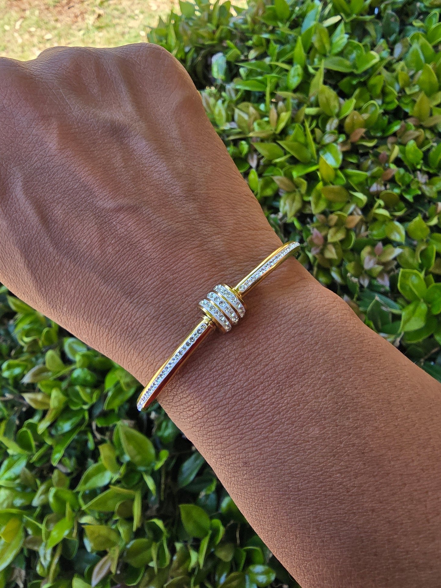 Gold Bling Bangle