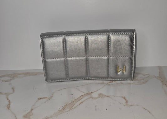 House of Want Silver Vegan Chain Crossbody
