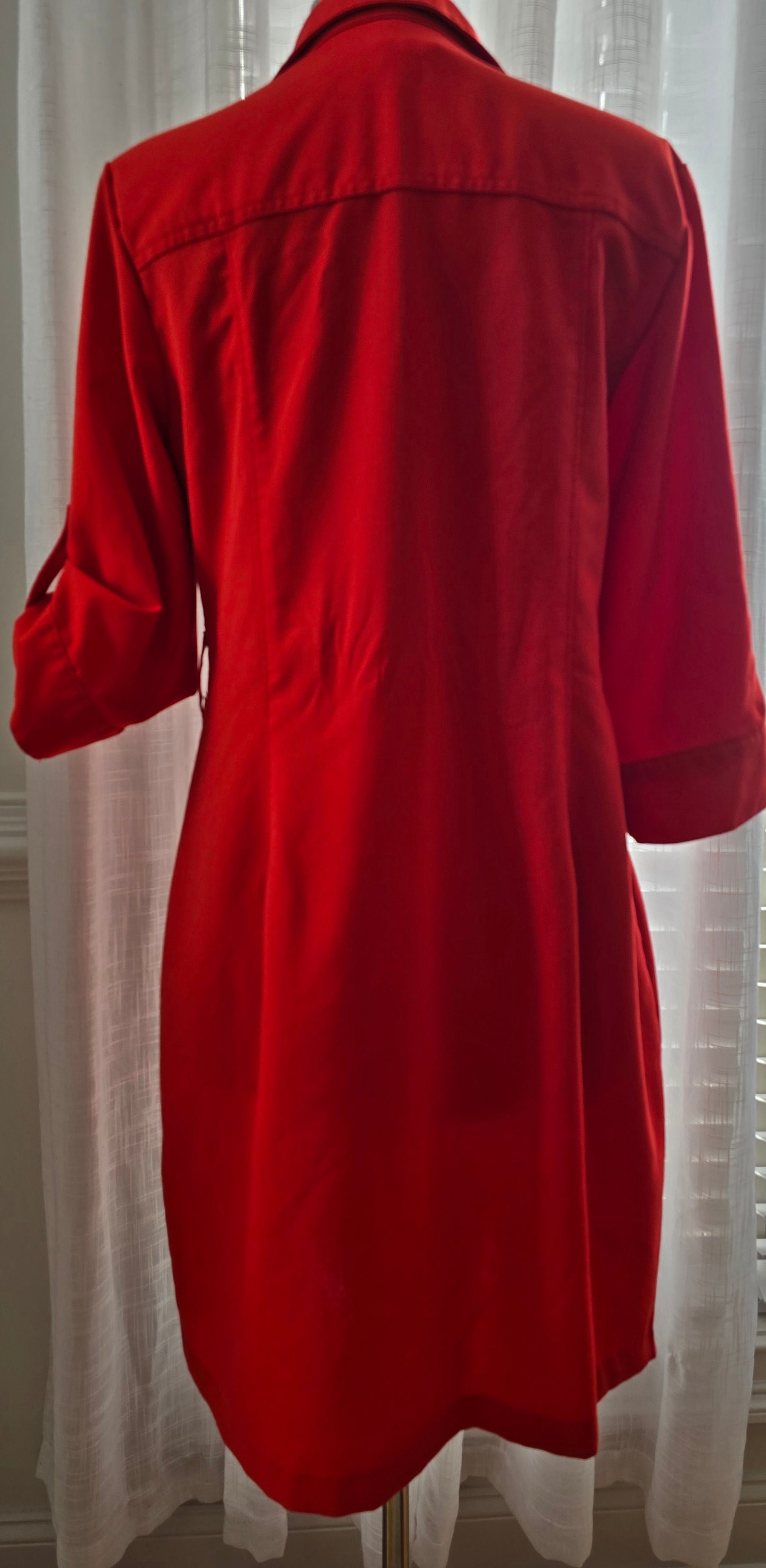 Sharagano Red Dress Sz 12