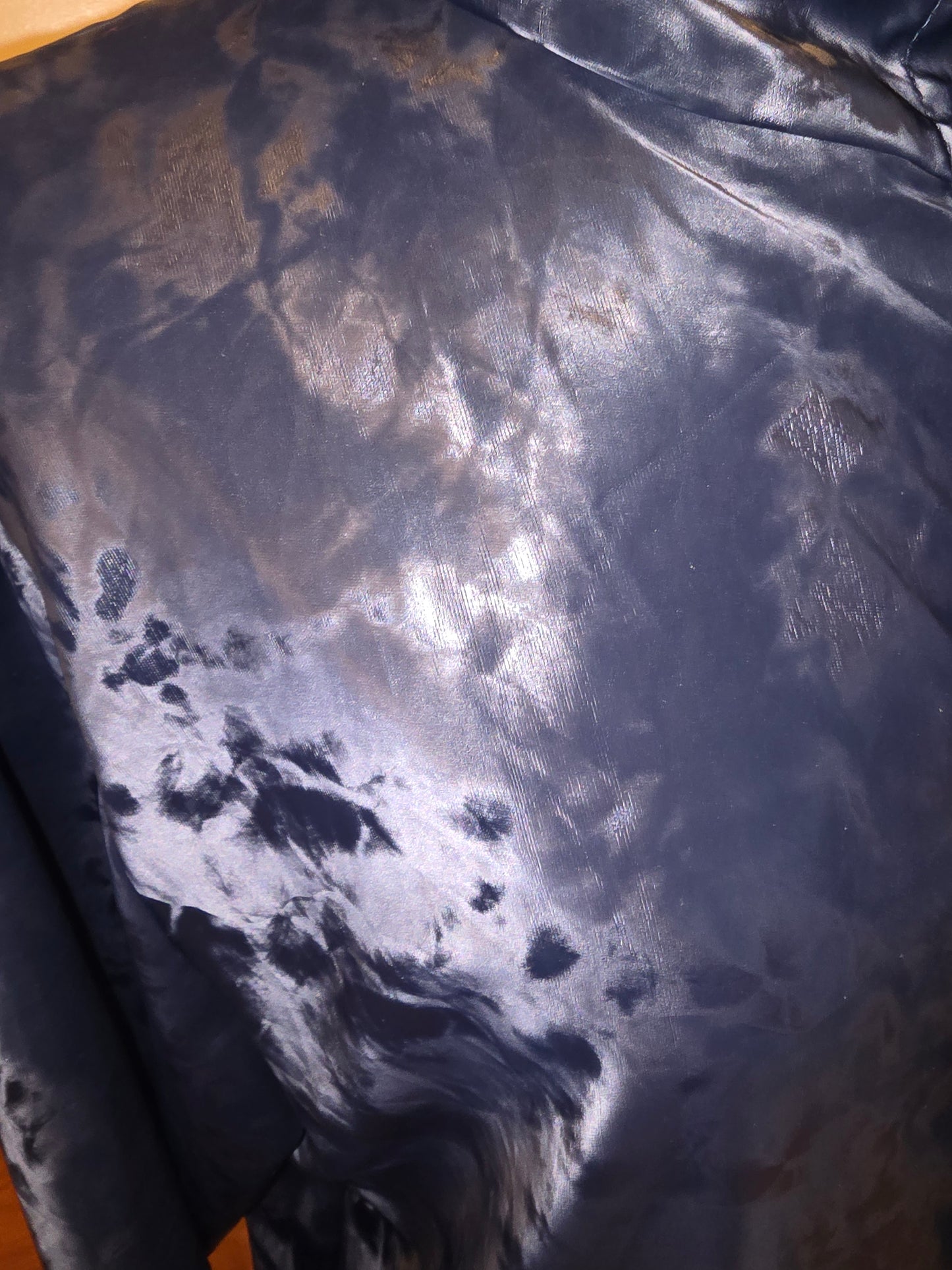 Rains Long Velvet Effect Waterproof Raincoat Sz M