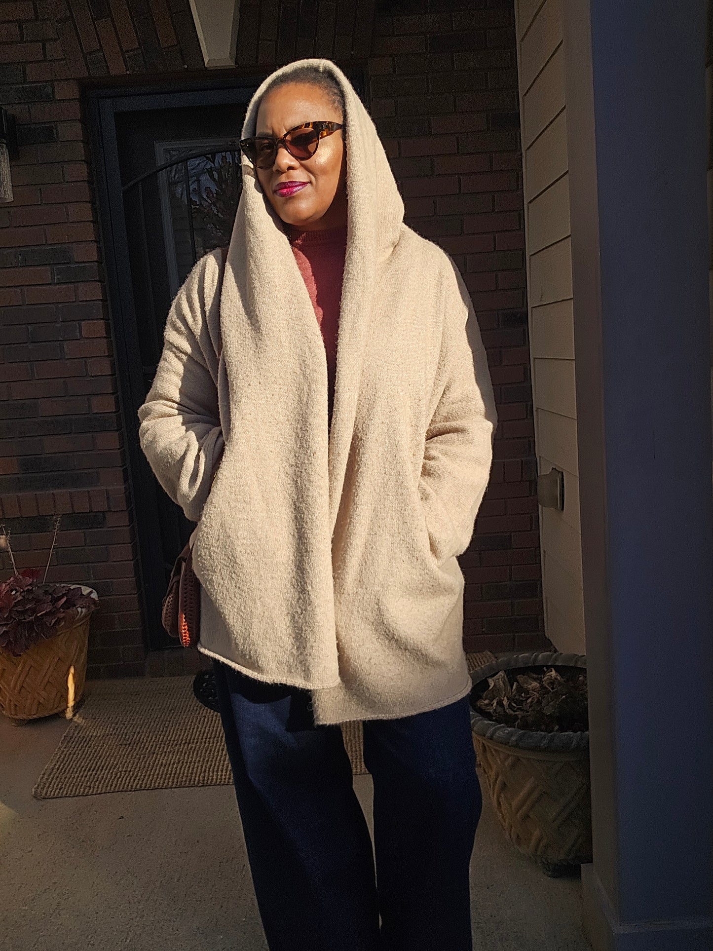 Wise One Oversized Cardigan Fits Up to XL