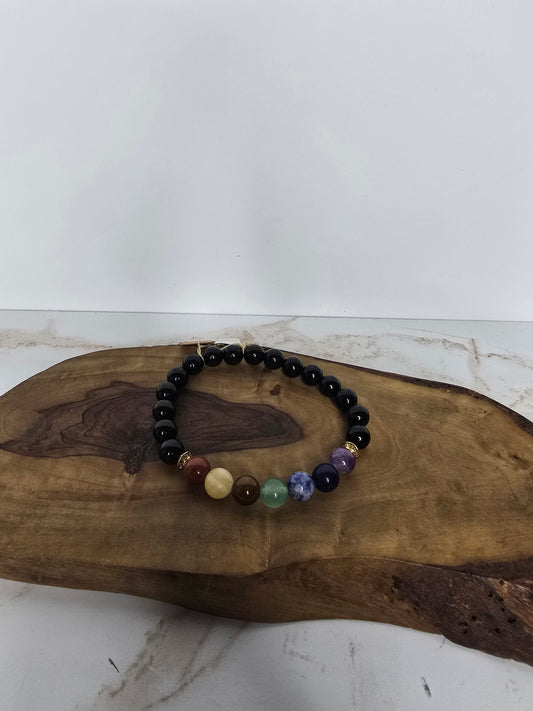 Chakra Crystal Beaded Bracelet