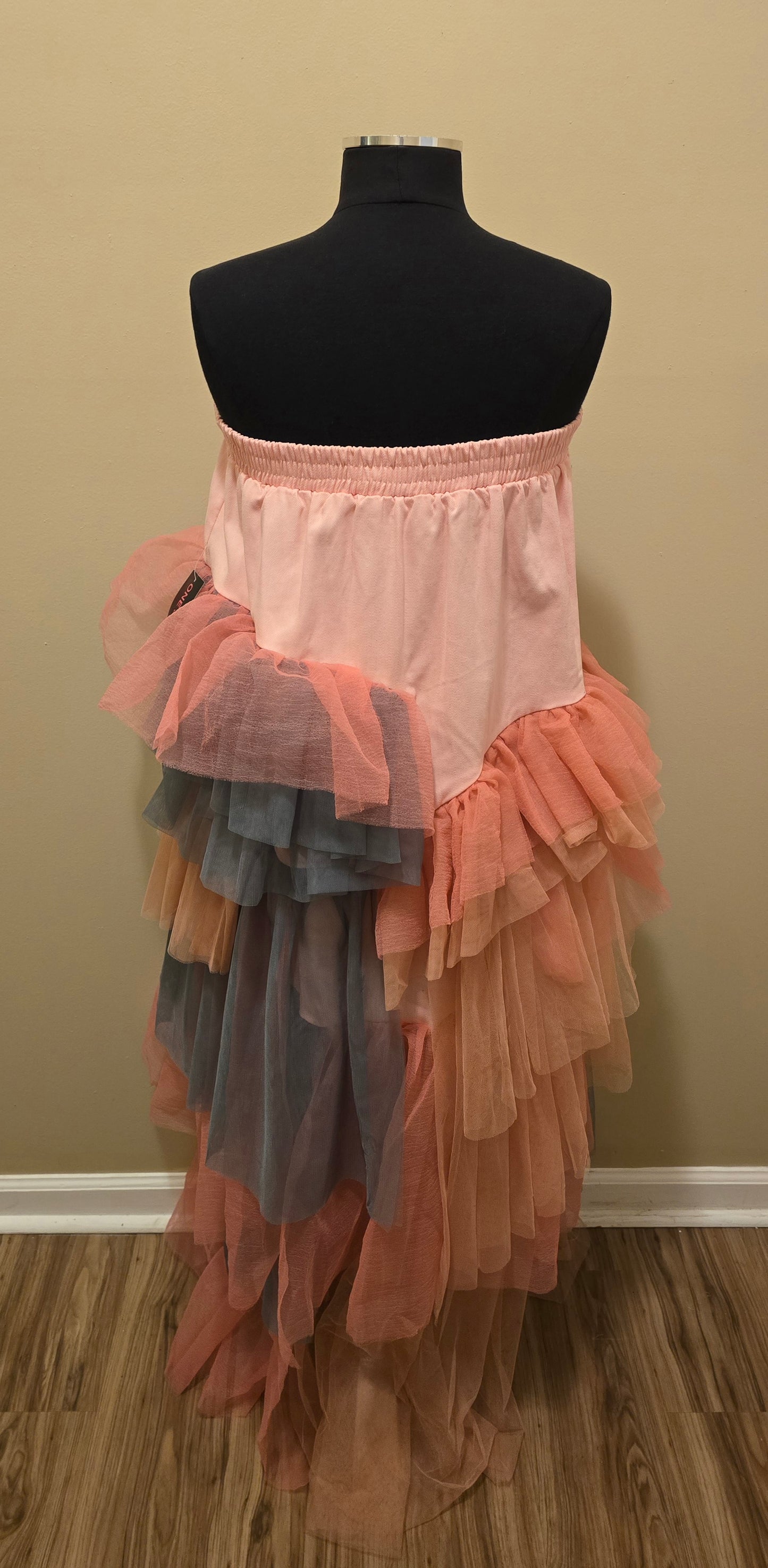 Multicolored Tulle Dress Sz M/L