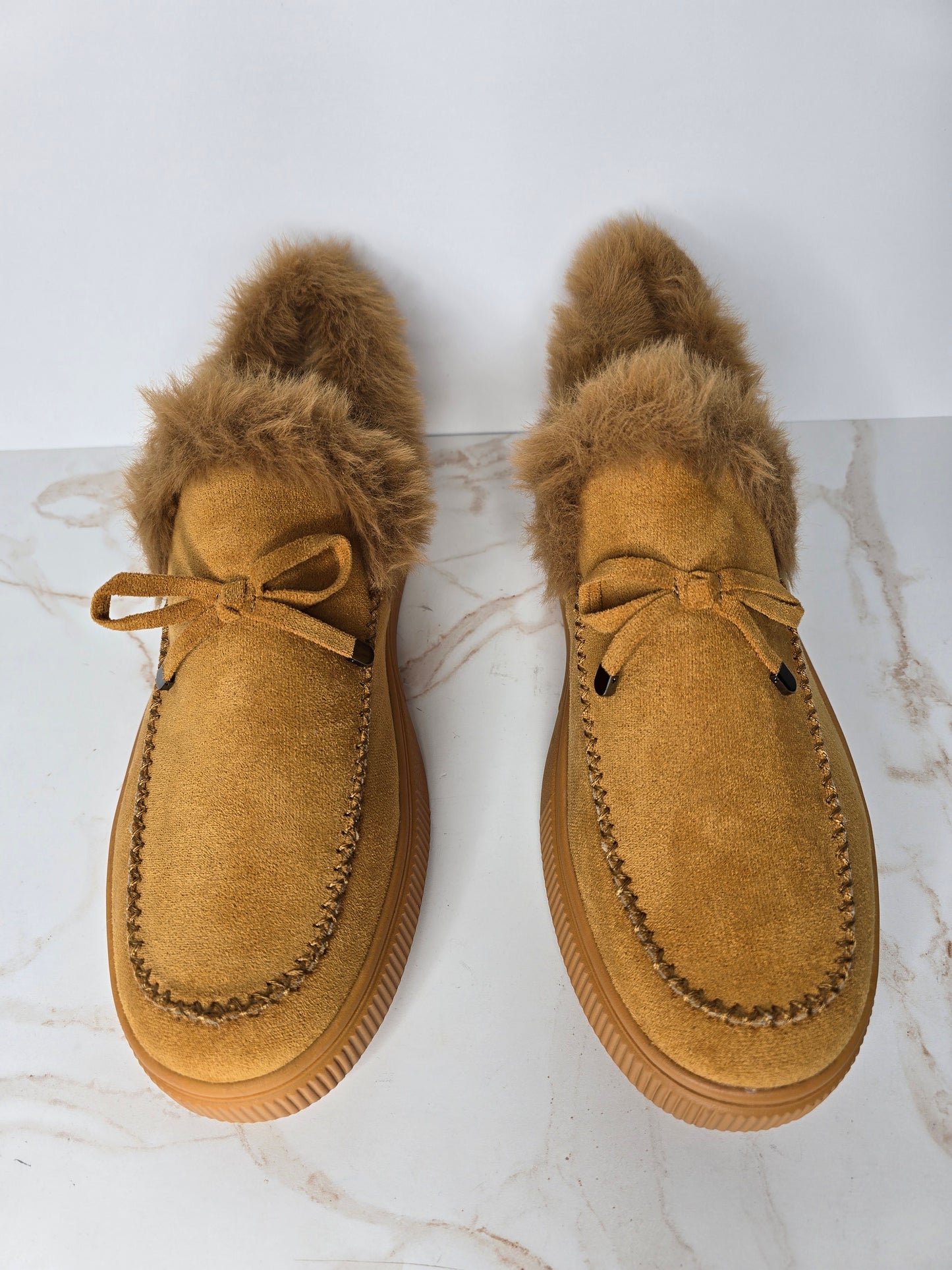 Faux Suede Loafer Slip Ons Sz 10.5